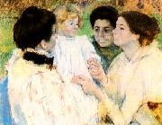 Mary Cassatt Women Admiring a Child china oil painting reproduction